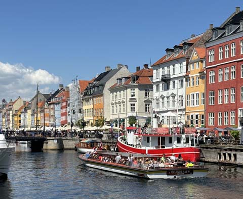 Der Hafen Nyhavn in Kopenhagen Der Hafen Nyhavn