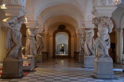 Das Schloss Christianborg in Kopenhagen Das Schloss Christianborg
