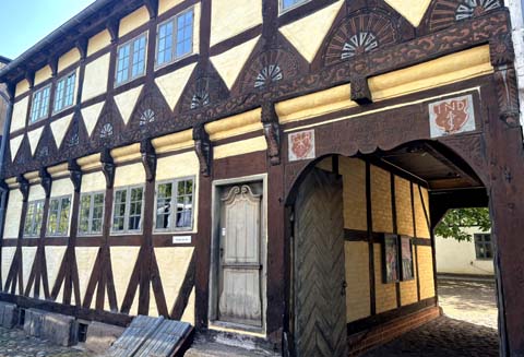 Die Altstadt in Odense, Dänemark Die Altstadt in Odense