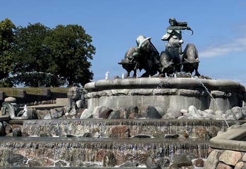 Der Gefion-Brunnen in Kopenhagen Der Gefion-Brunnen in Kopenhagen