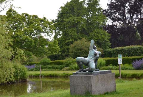Der barocke Schlosspark in Odense Der barocke Schlosspark in Odense