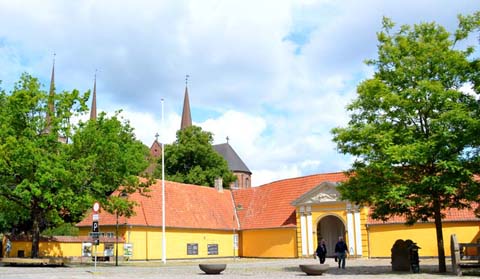Das königliche Palais in Roskilde Das königliche Palais in Roskilde