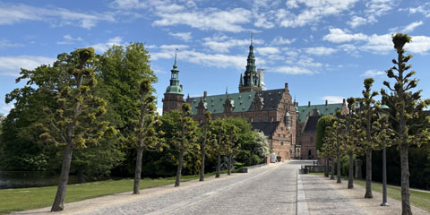Das Schloss Frederiksborg in D&auml;nemark
